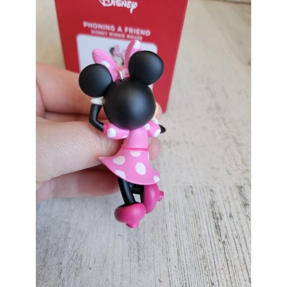 Hallmark phoning a friend Disney‎ Minnie Mouse ornament Xmas - Picture 4 of 7